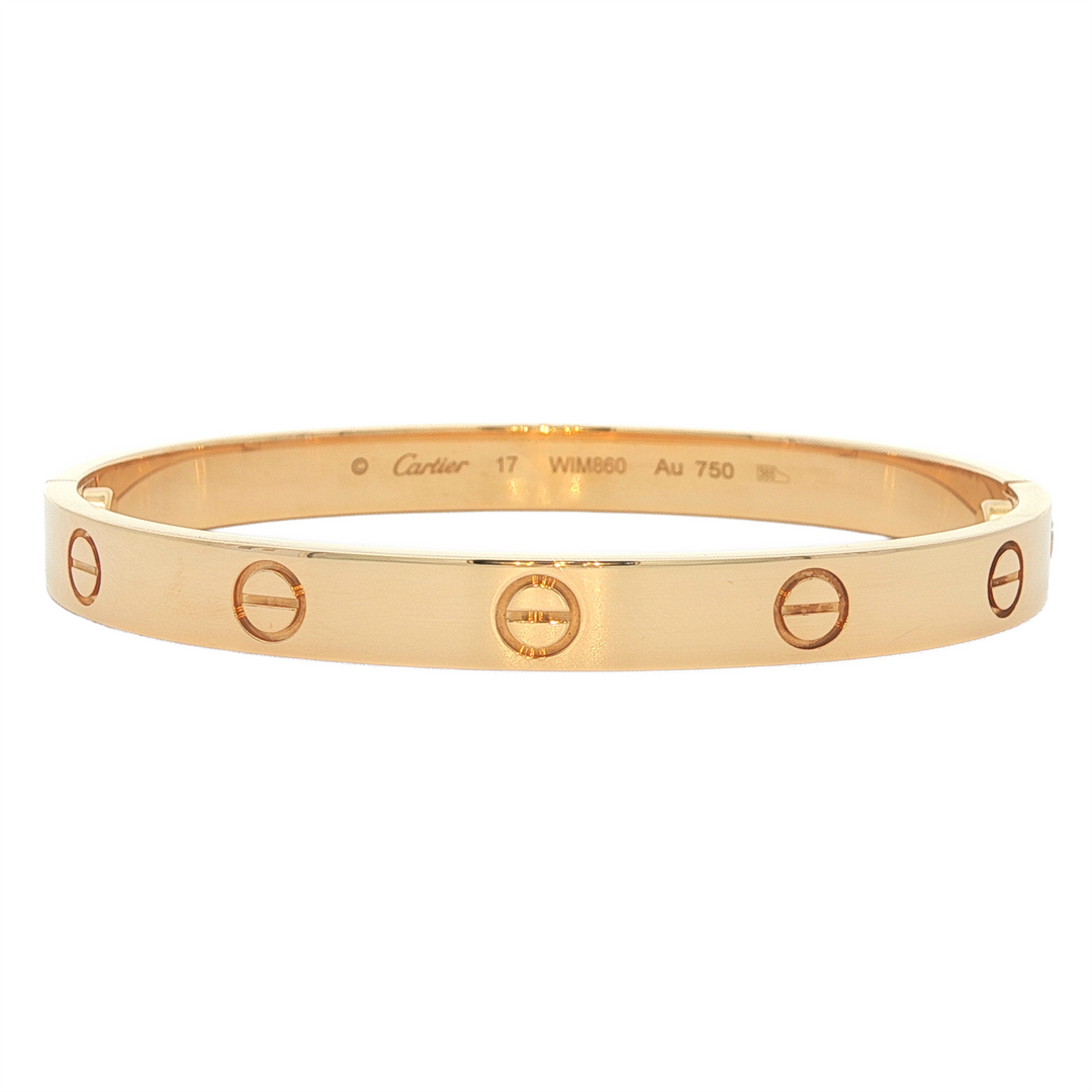 18KT Yellow "Cartier" Love Bracelet