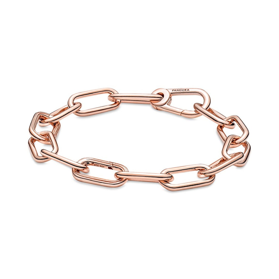 14k Rose gold-plated link bracelet