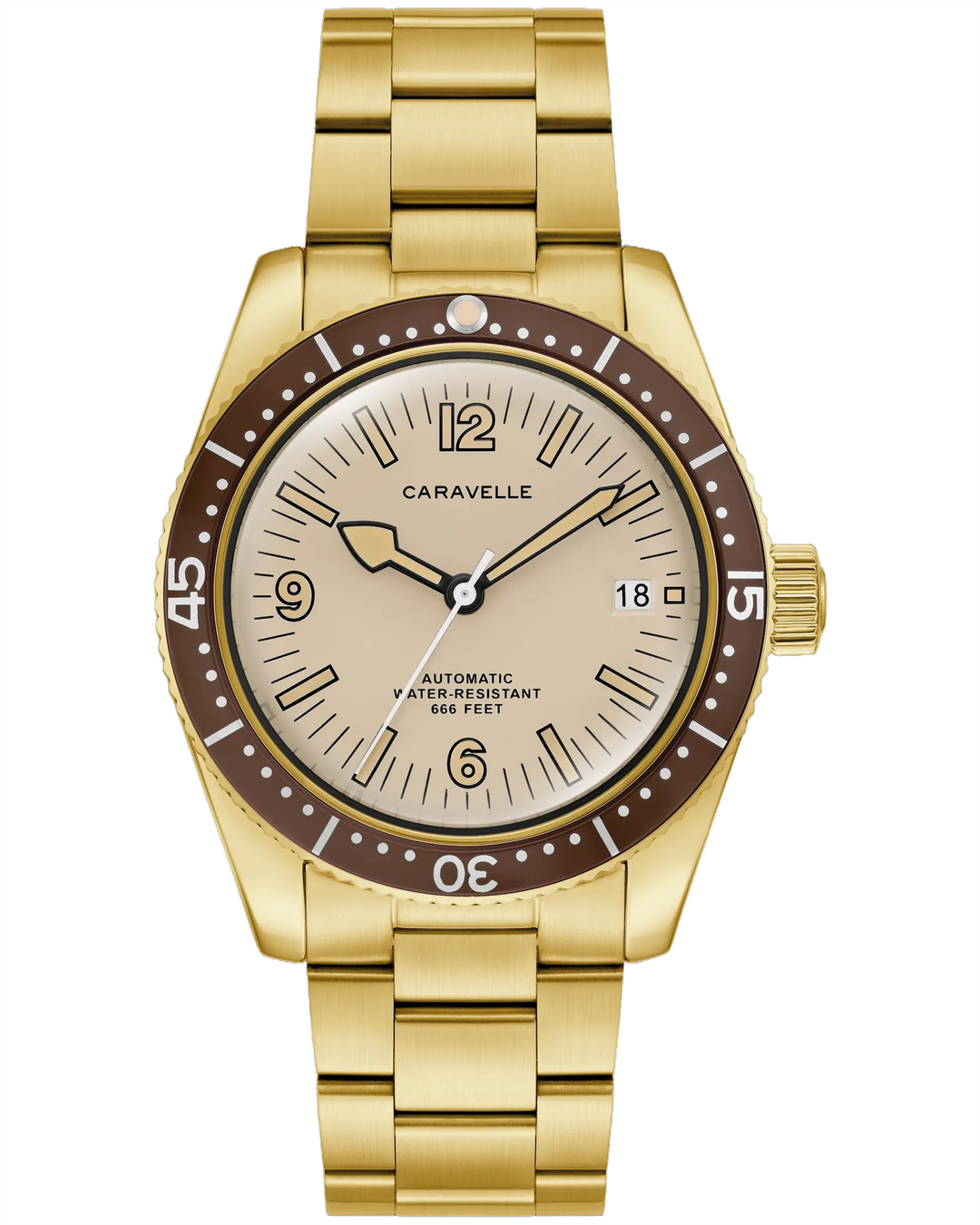 CARAVELLE Vintage Sea Hunter 39mm