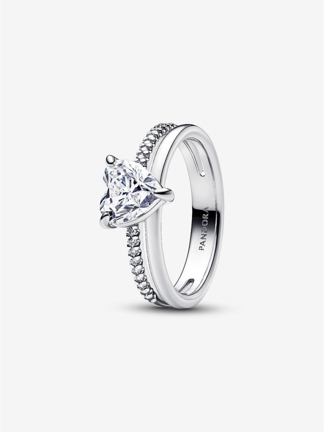 Double Band Heart Ring