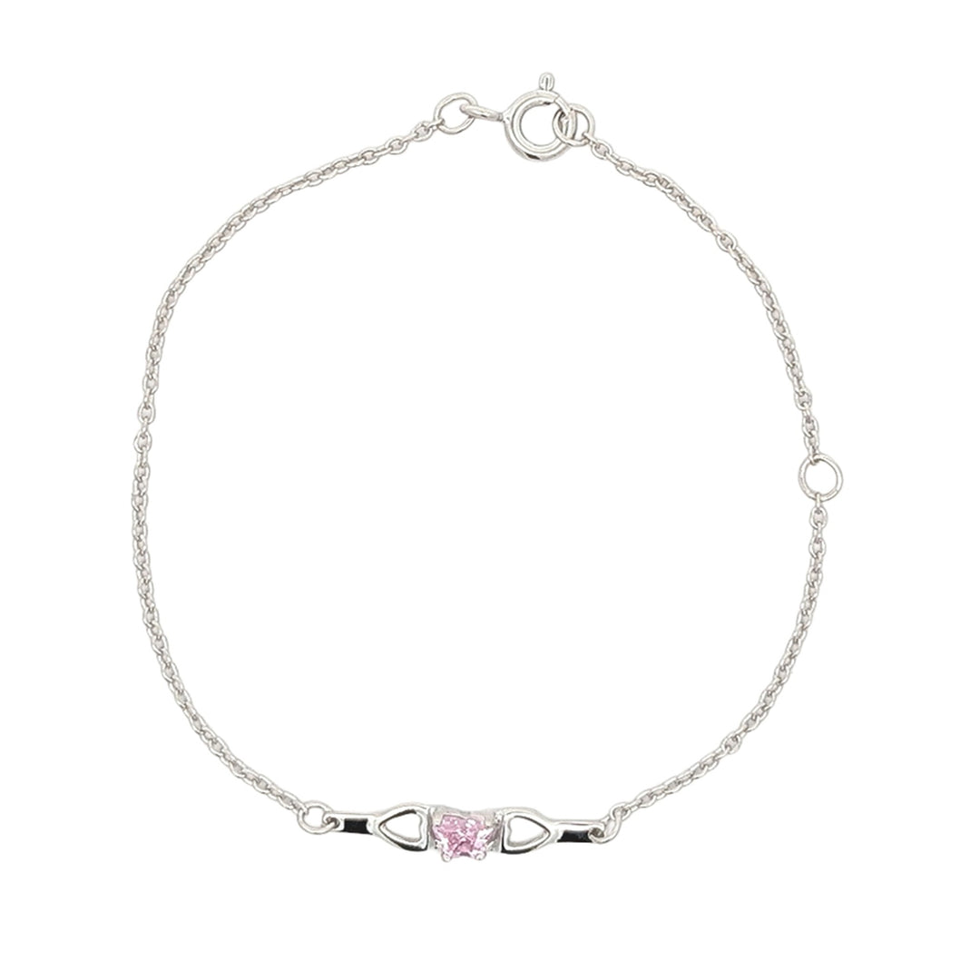 Sterling Silver October Birthstone Bracelet