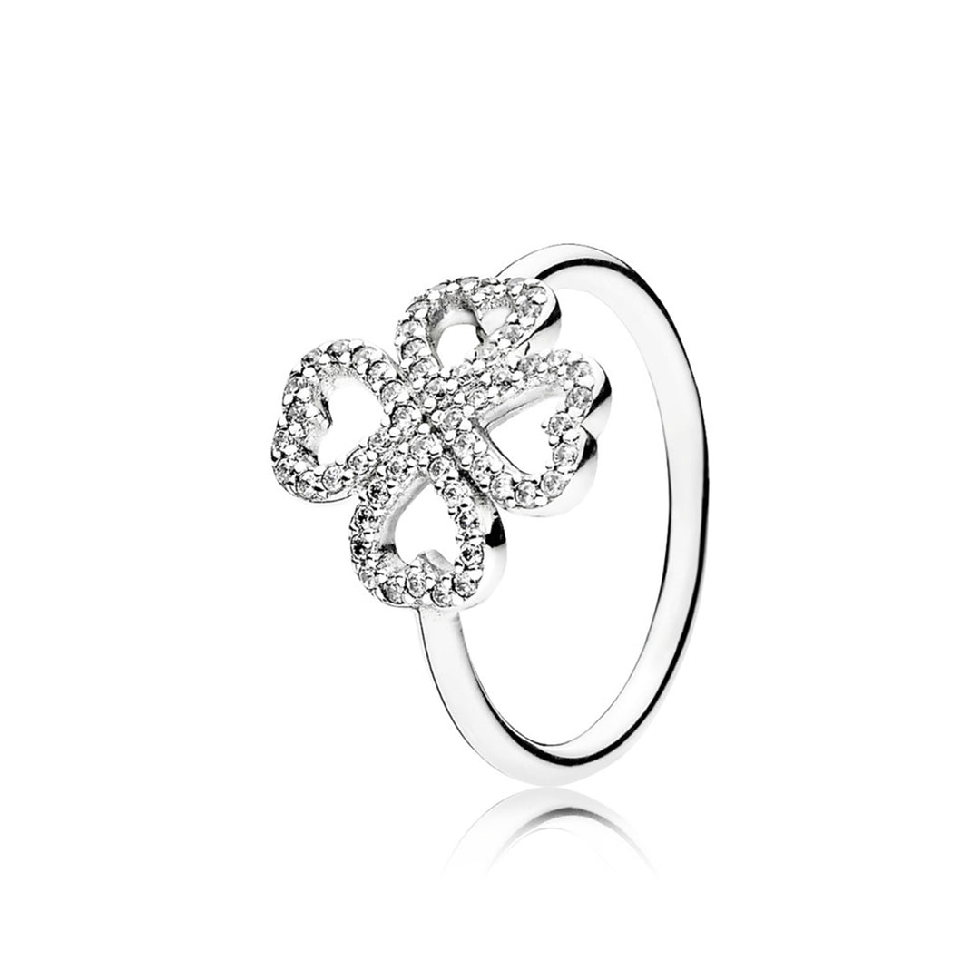 Ring Petals of Love with Clear CZ