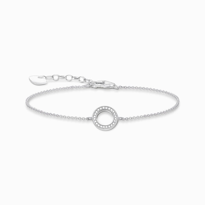 Thomas Sabo Sterling Silver CZ Circle Bracelet