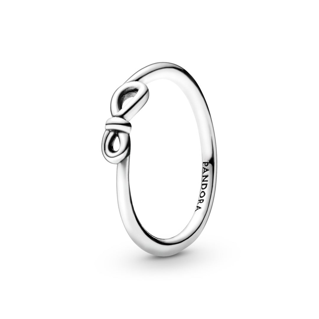 Infinity sterling silver ring