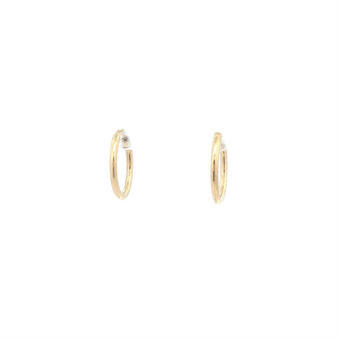 10K Yellow Gold 12mm Keepers