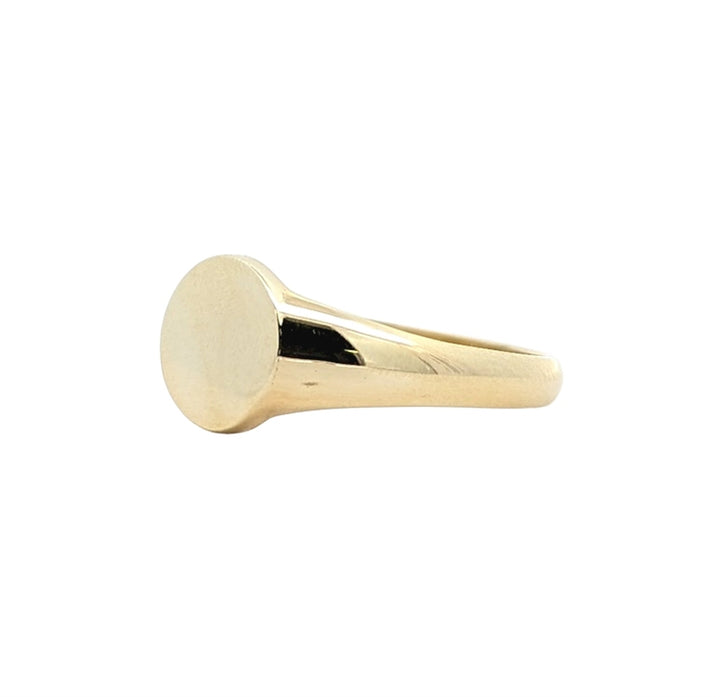 10K Yellow Gold Signet Ring
