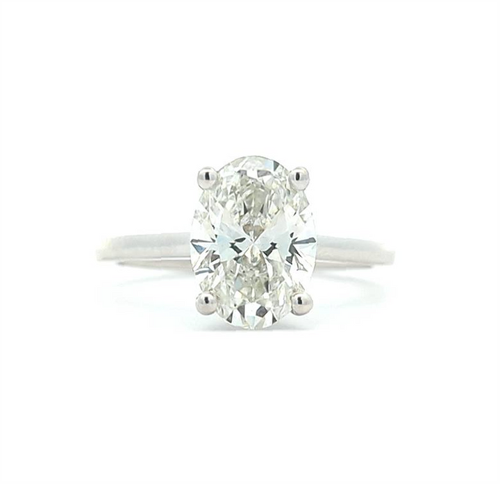 18KT White Gold 2.51ctw Lab Grown Diamond Engagement Ring