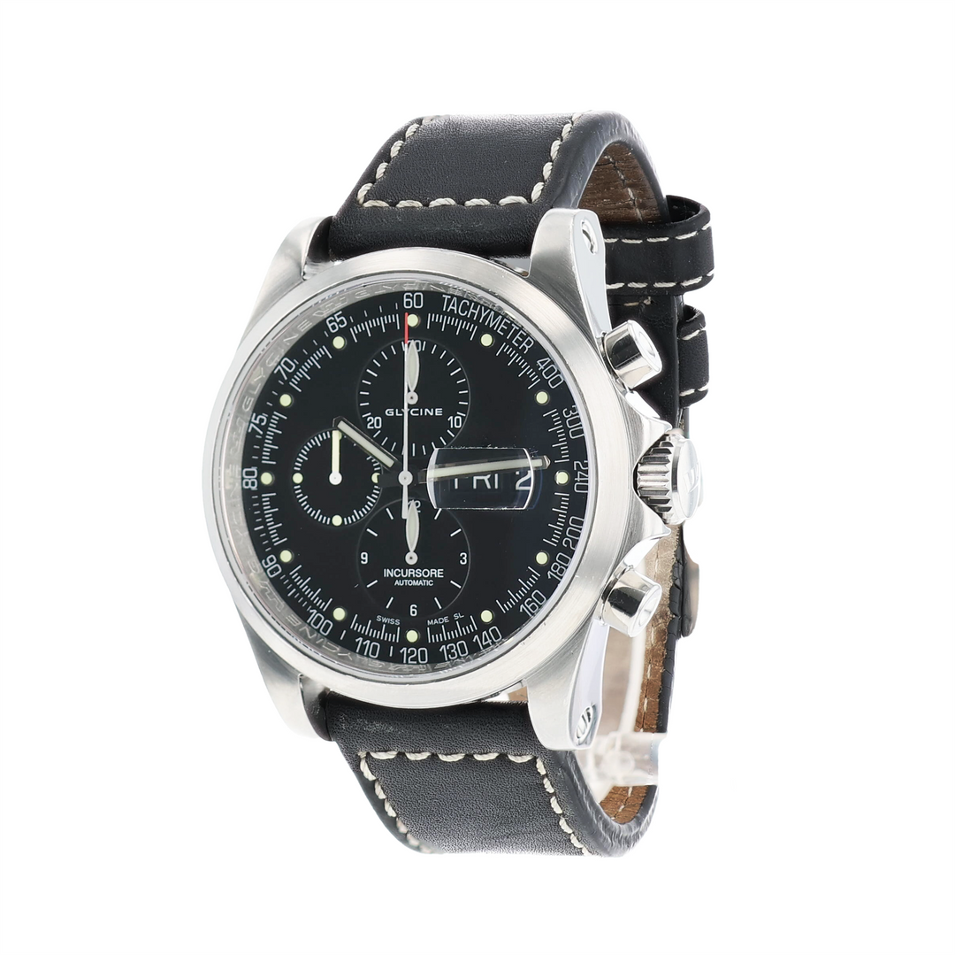 Glycine Incursore Chrono Day-Date 3867 46mm Circa 2010