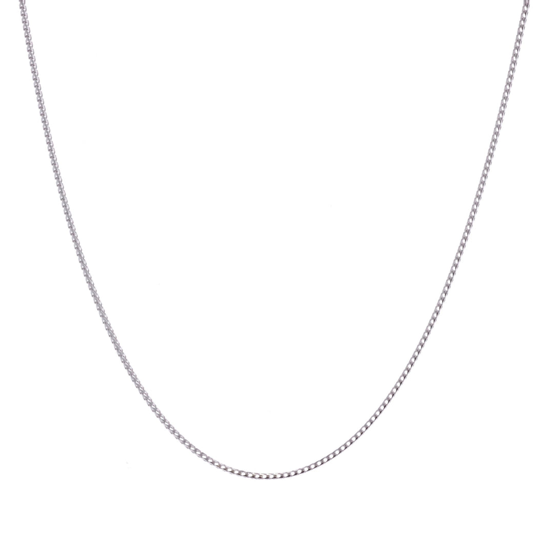 10KT White Gold 24" 1.5mm Franco Chain