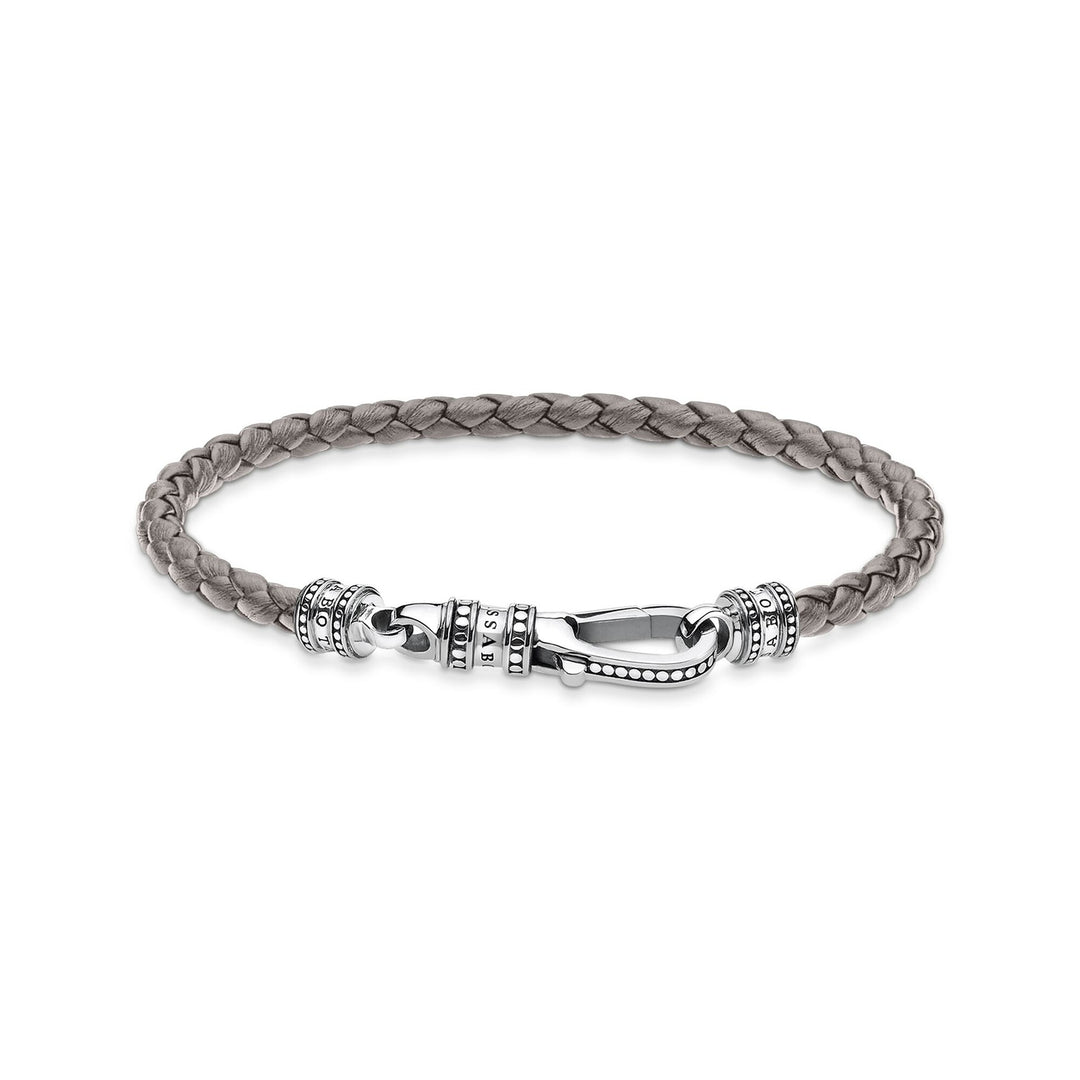 Thomas Sabo Grey Leather Bracelet