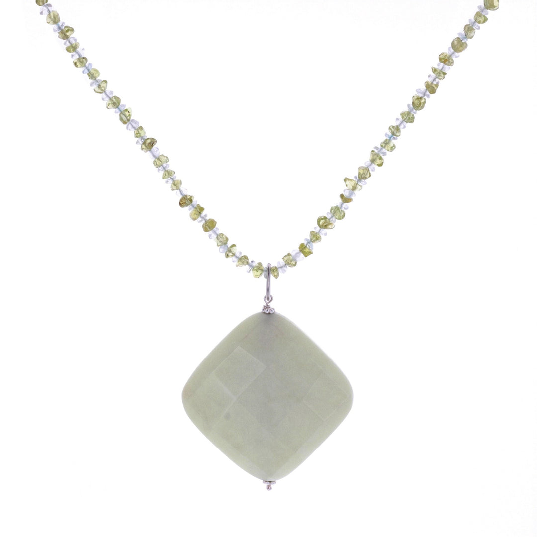 Lemon Chrysophrase Necklace