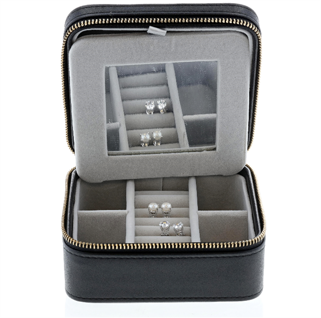 REIGN Sterling Silver CZ and White Pearl Stud Earrings Mother's Day Gift set
