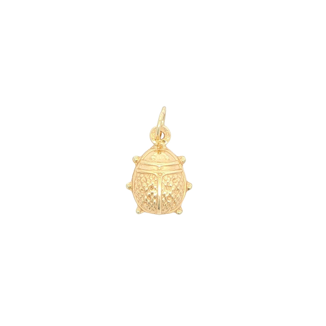 10K Yellow Gold Beetle Charm