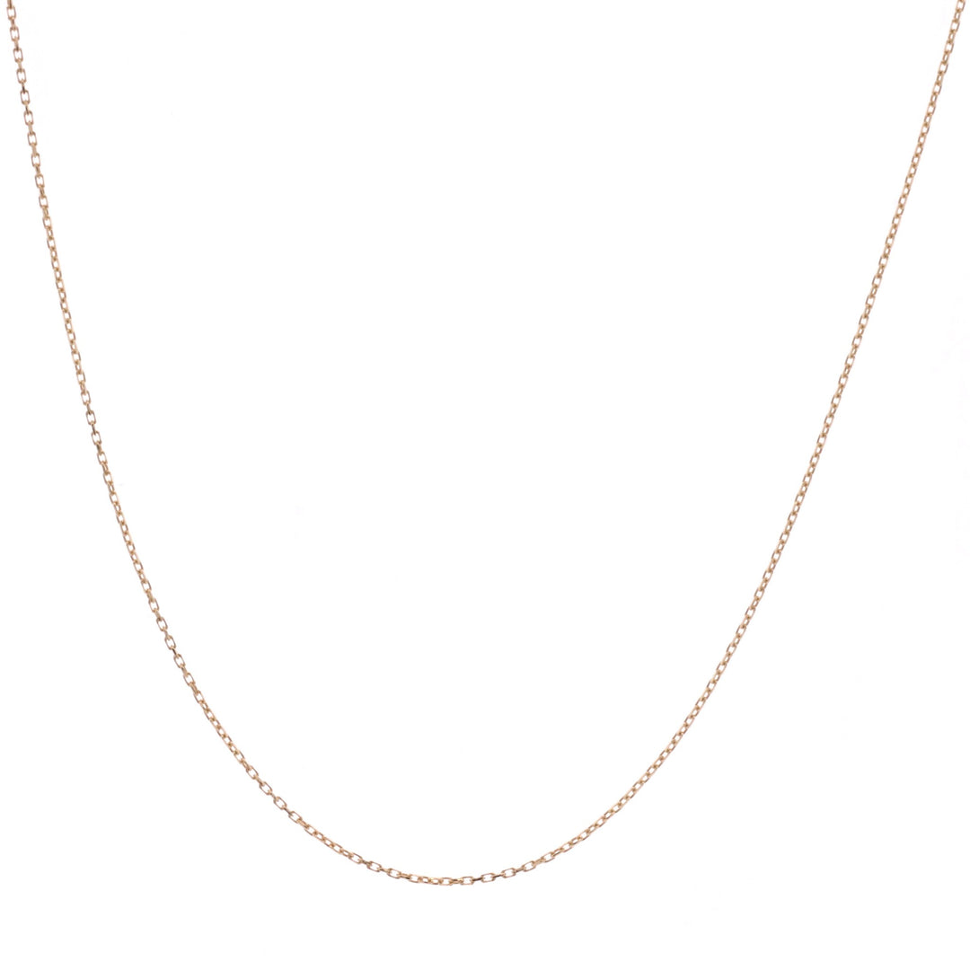 18KT Yellow Gold 22" 1.1mm Cable Chain