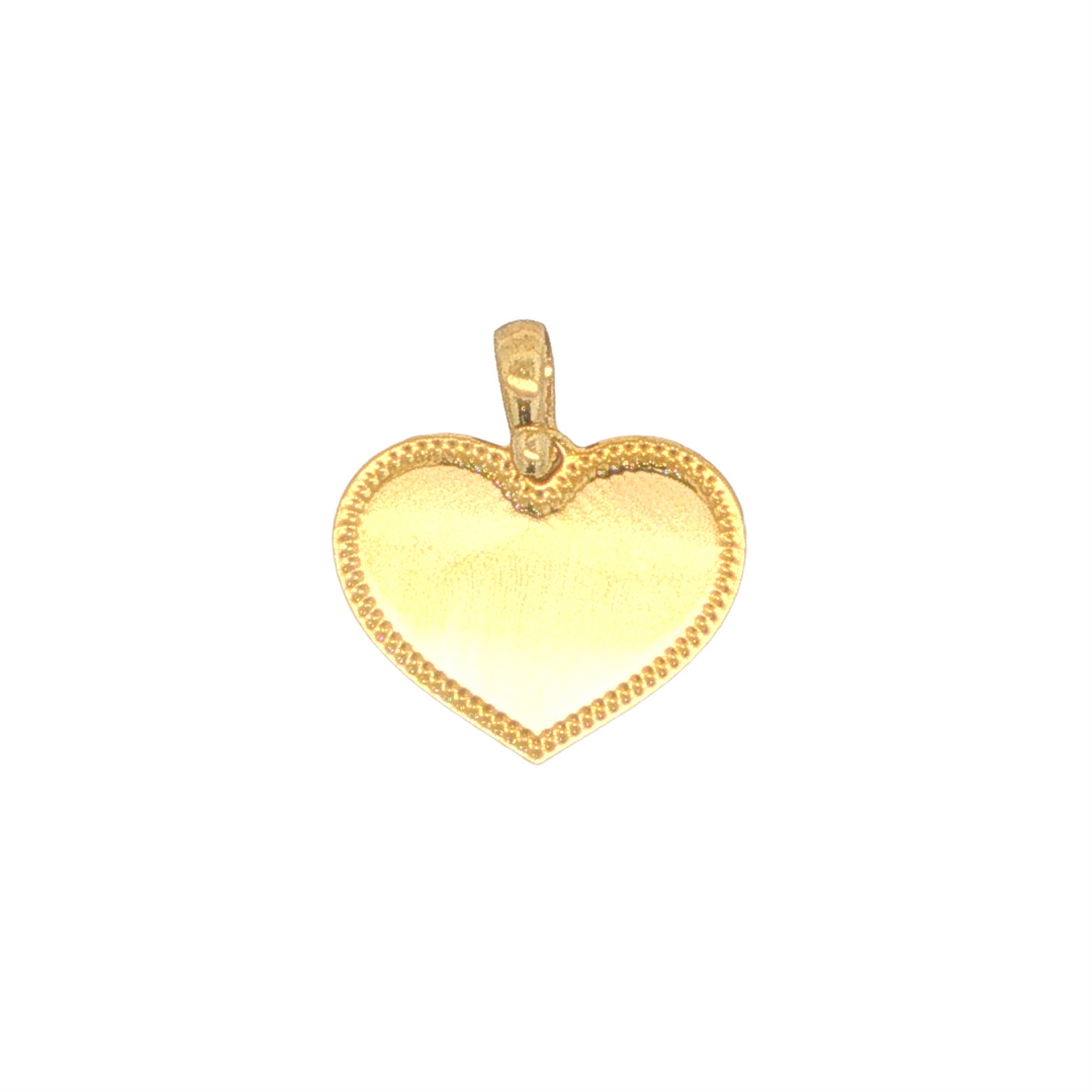 14KT Yellow Gold Heart Pendant