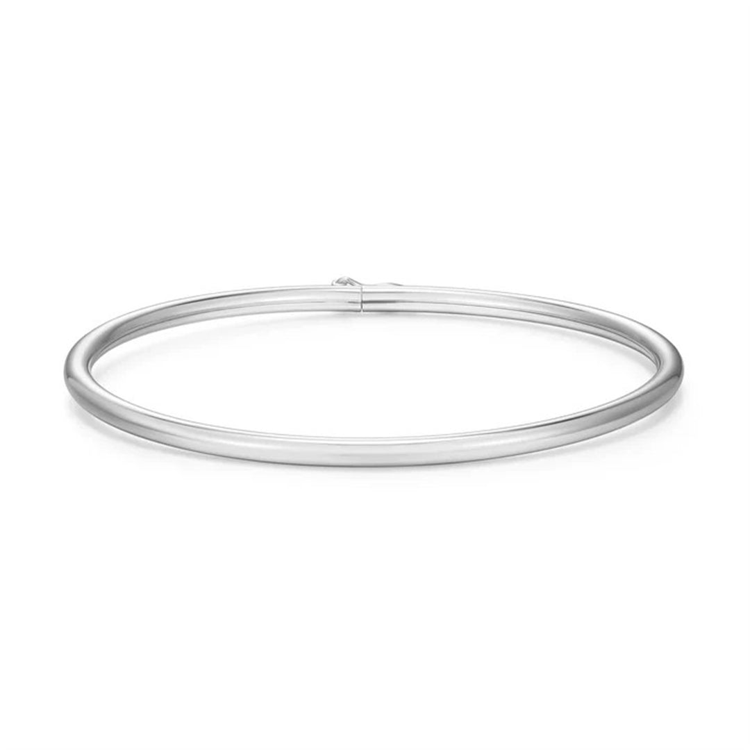 REIGN Sterling Silver Minimalist Bangle Bracelet