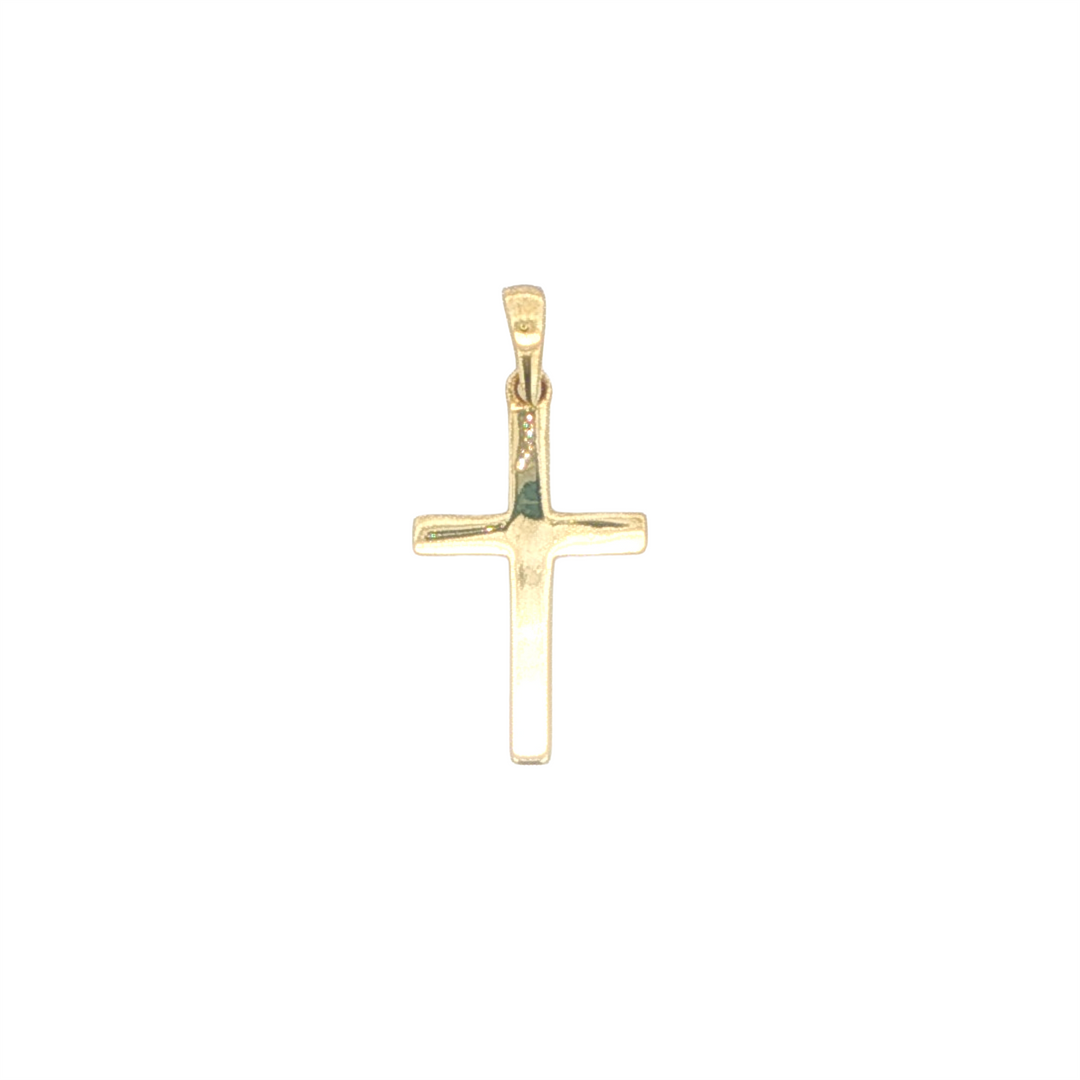 10KT Yellow Gold Cross (2 x 1cm)