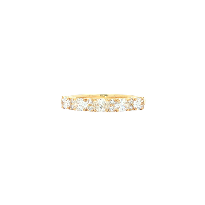 18KT Yellow Gold 0.82 Diamond Band