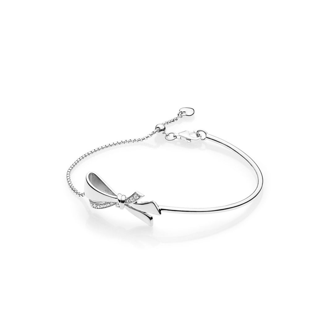 Brilliant Bow, Clear CZ