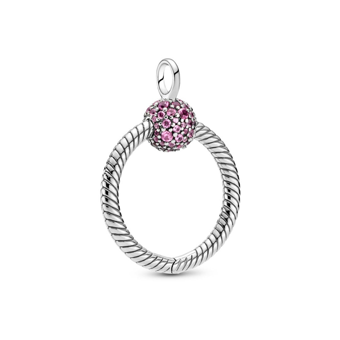 Sterling silver Pandora O pendant