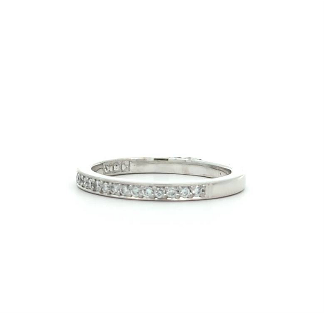 18KT White Gold 1.83ct "Tacori" Estate Engagement Ring and Matching Band