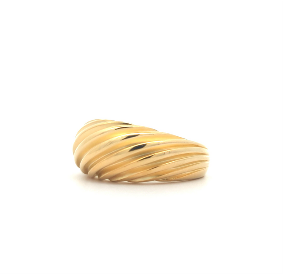 Sterling Silver Gold Plated Ring