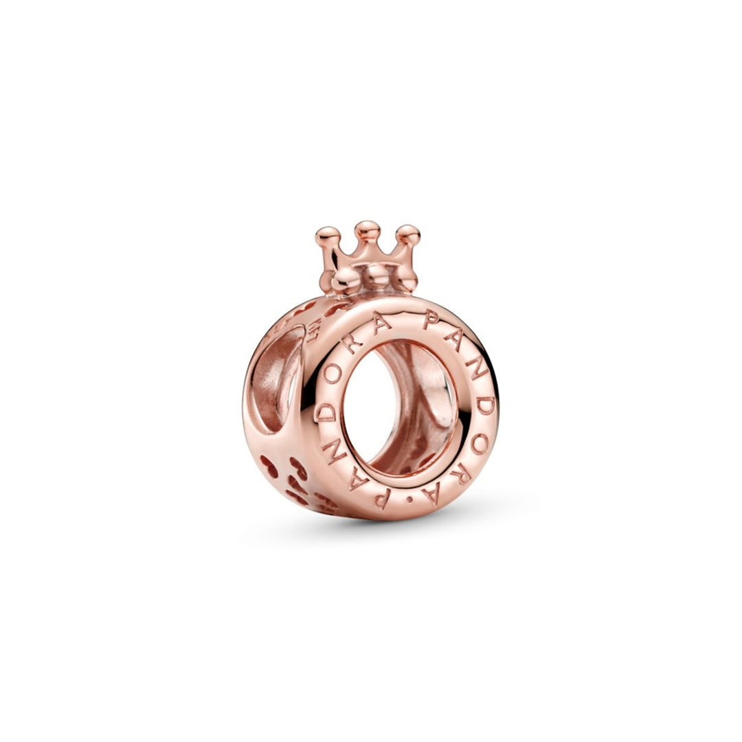 Samll Pandora Crown O charm Rose