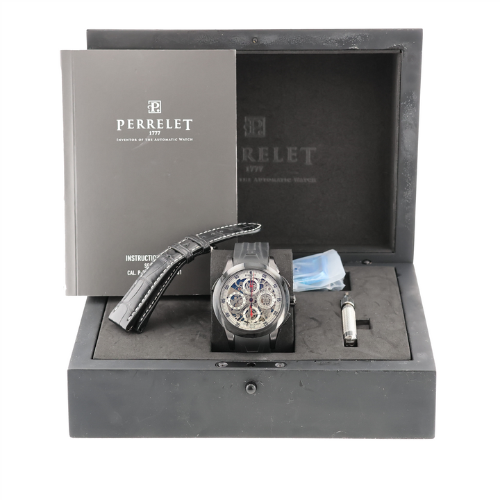 Perrelet Split Second Chronograph Skeleton Dial A1045 43mm 2018