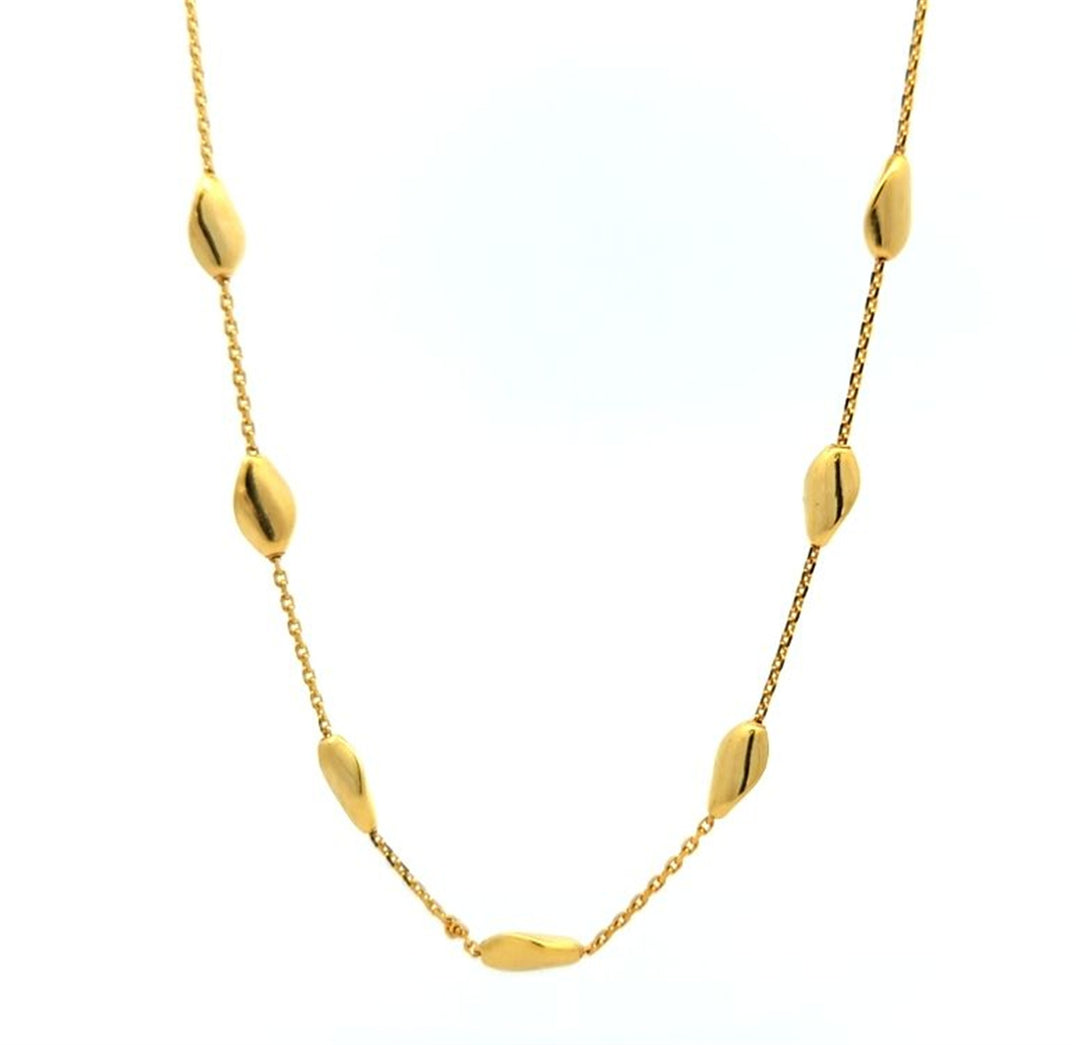 14KT Yellow Gold Fancy 27.5" Estate Necklace