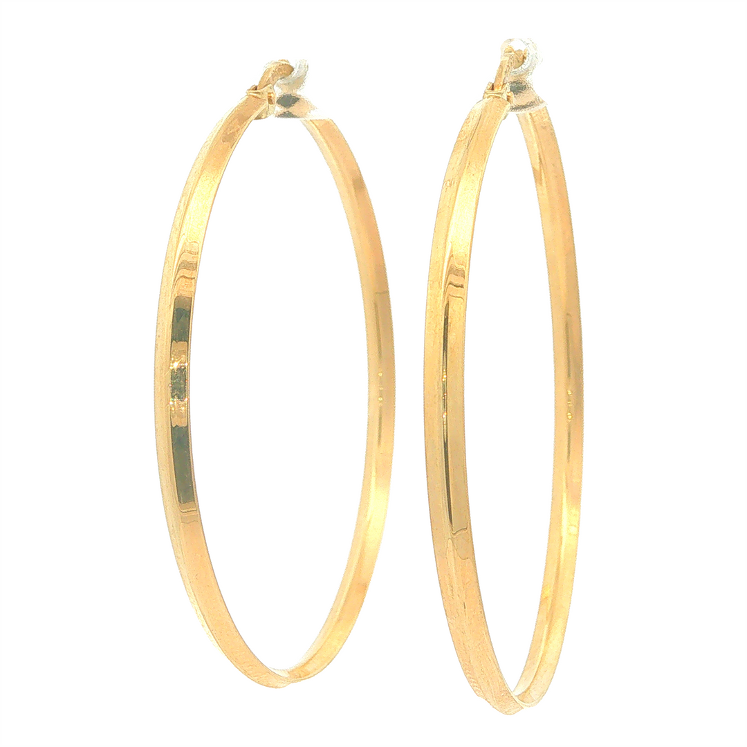 10KT Yellow Gold Hoop Earrings