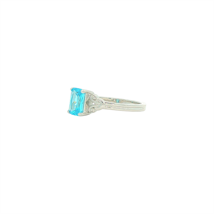 Sterling Silver December Birthstone Ring