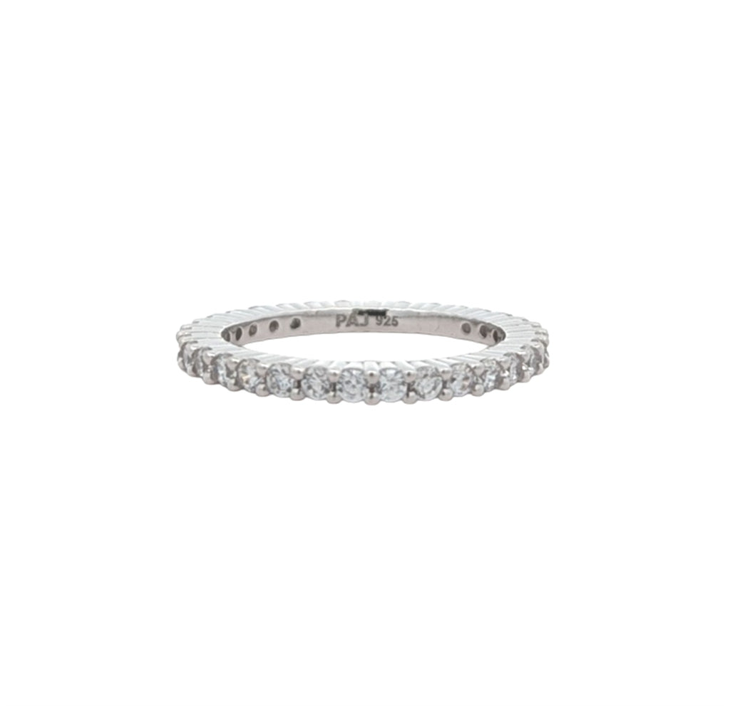 Sterling Silver Cubic Zirconia Eternity Ring – Harmony Jewellers
