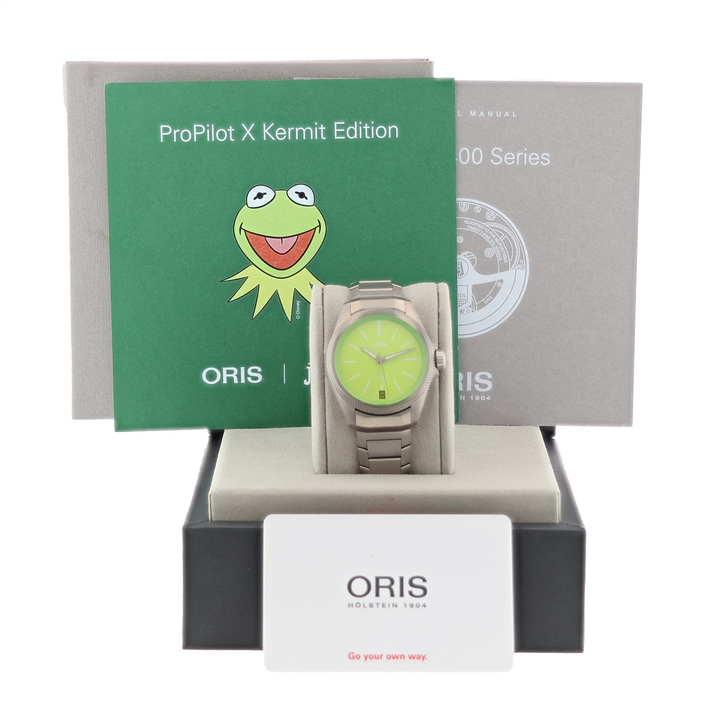 Oris ProPilot X Kermit Edition 01 400 7778 7157 39mm 2025