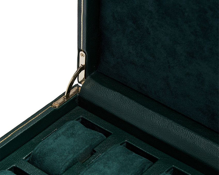 British Racing 10 Piece Watch Box - Green
