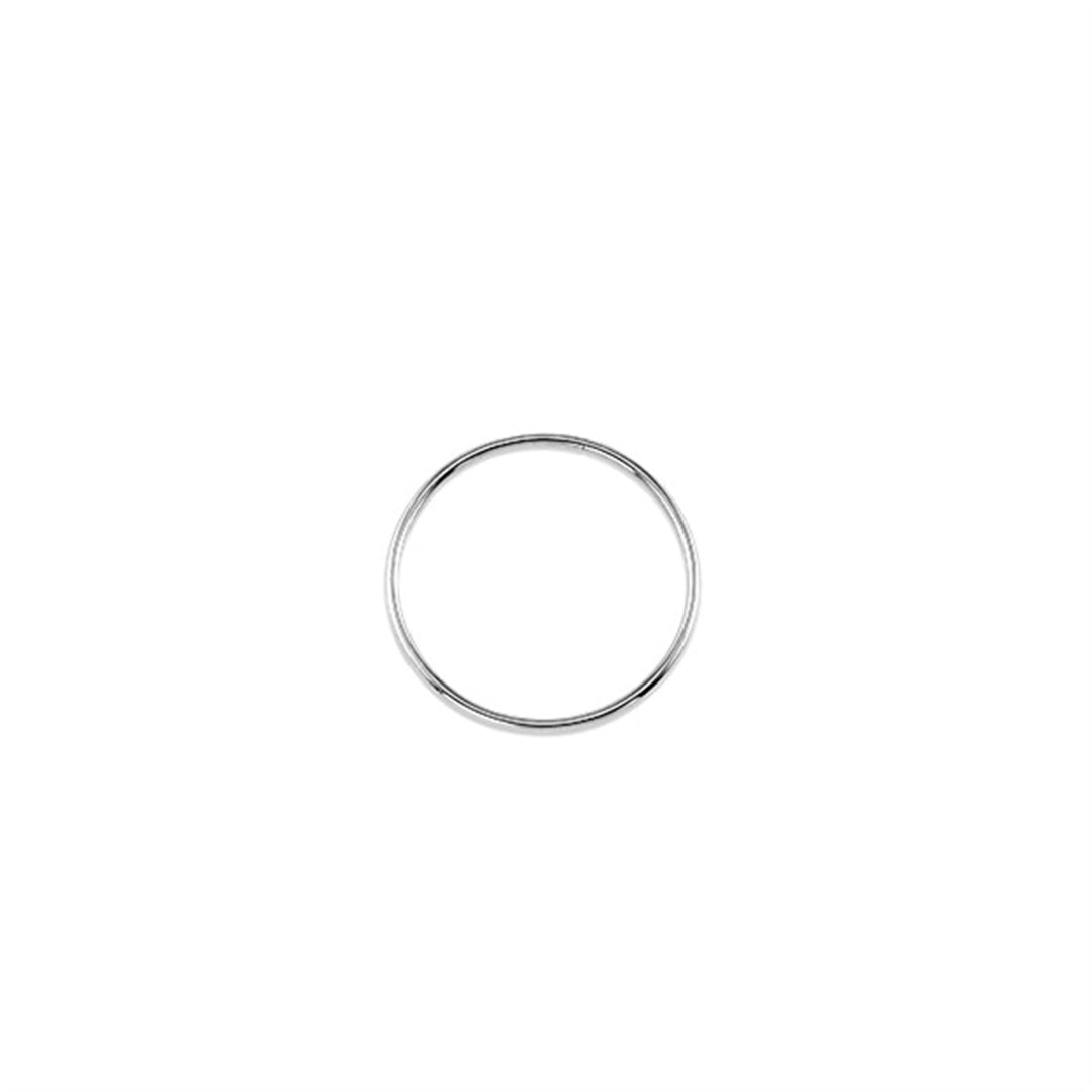 10KT White Gold 20mm Keepers