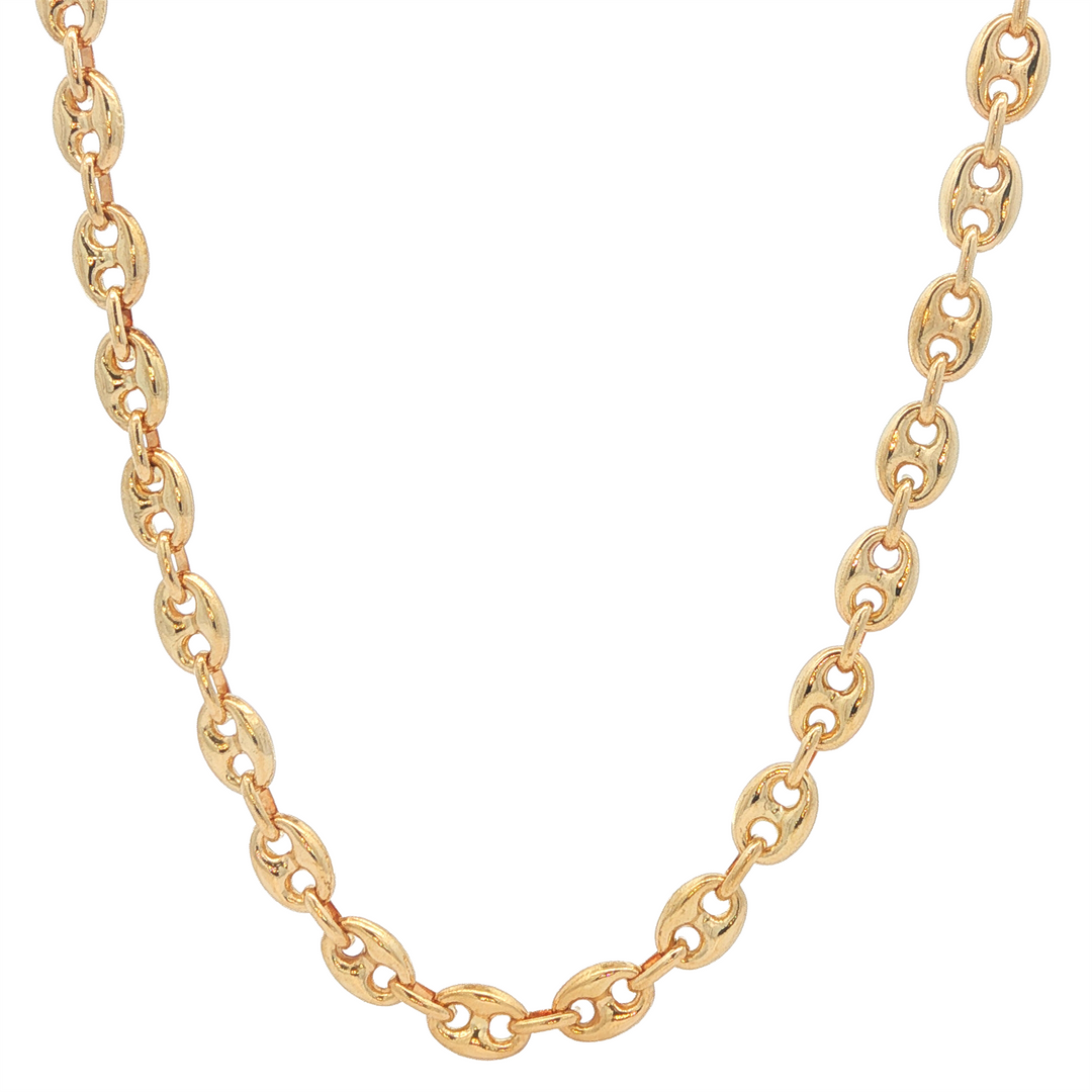 18KT Yellow 24" "Gucci" Marine Link Chain