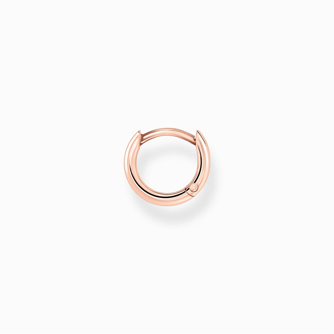 Single Hoop Earring Classic Rose Gold