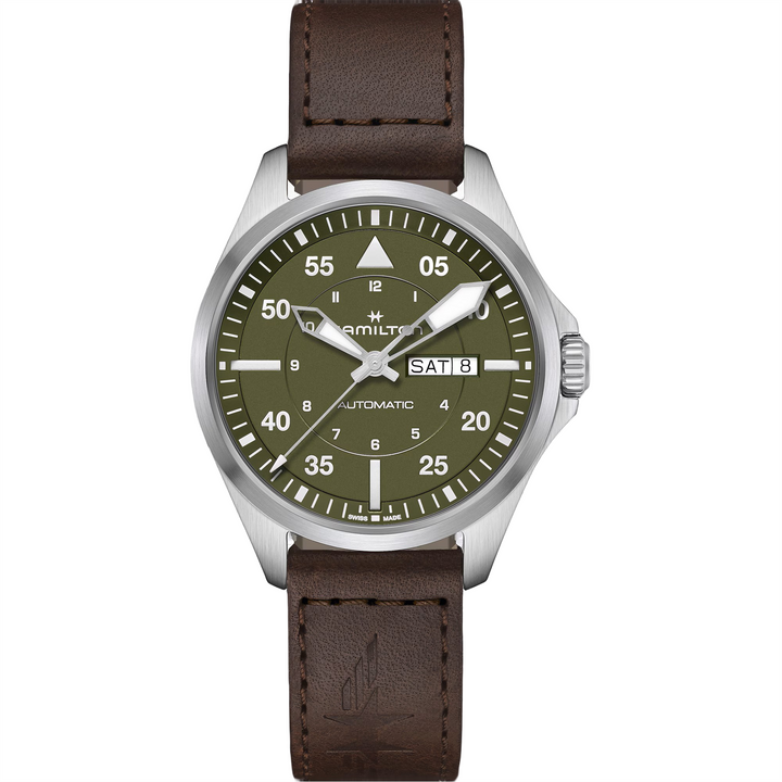 HAMILTON Khaki Aviation Pilot Day Date Auto 42mm