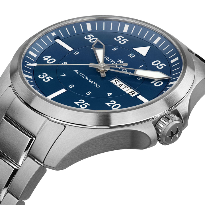 HAMILTON Khaki Aviation Pilot Day Date Auto 42mm
