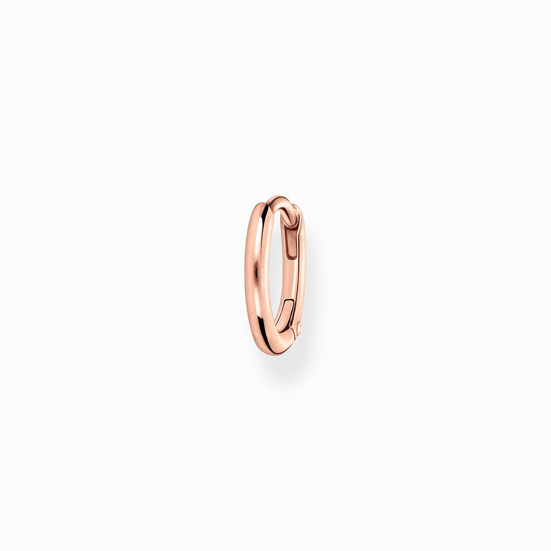 Thomas Sabo Sterling Silver Rose Gold Plated Single Hoop Earring