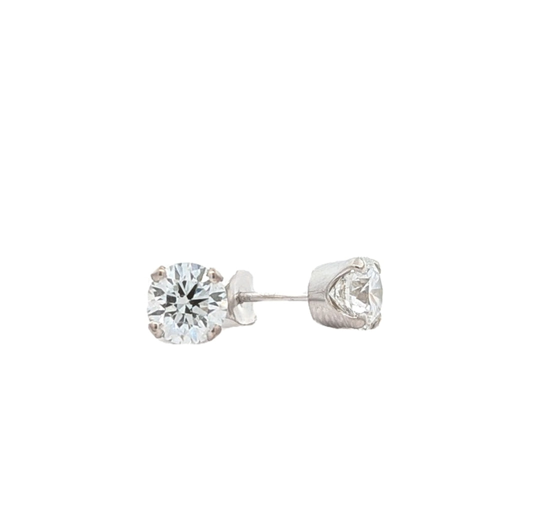 14KT White Gold 1.50ctw Lab Grown Diamond Stud Earrings