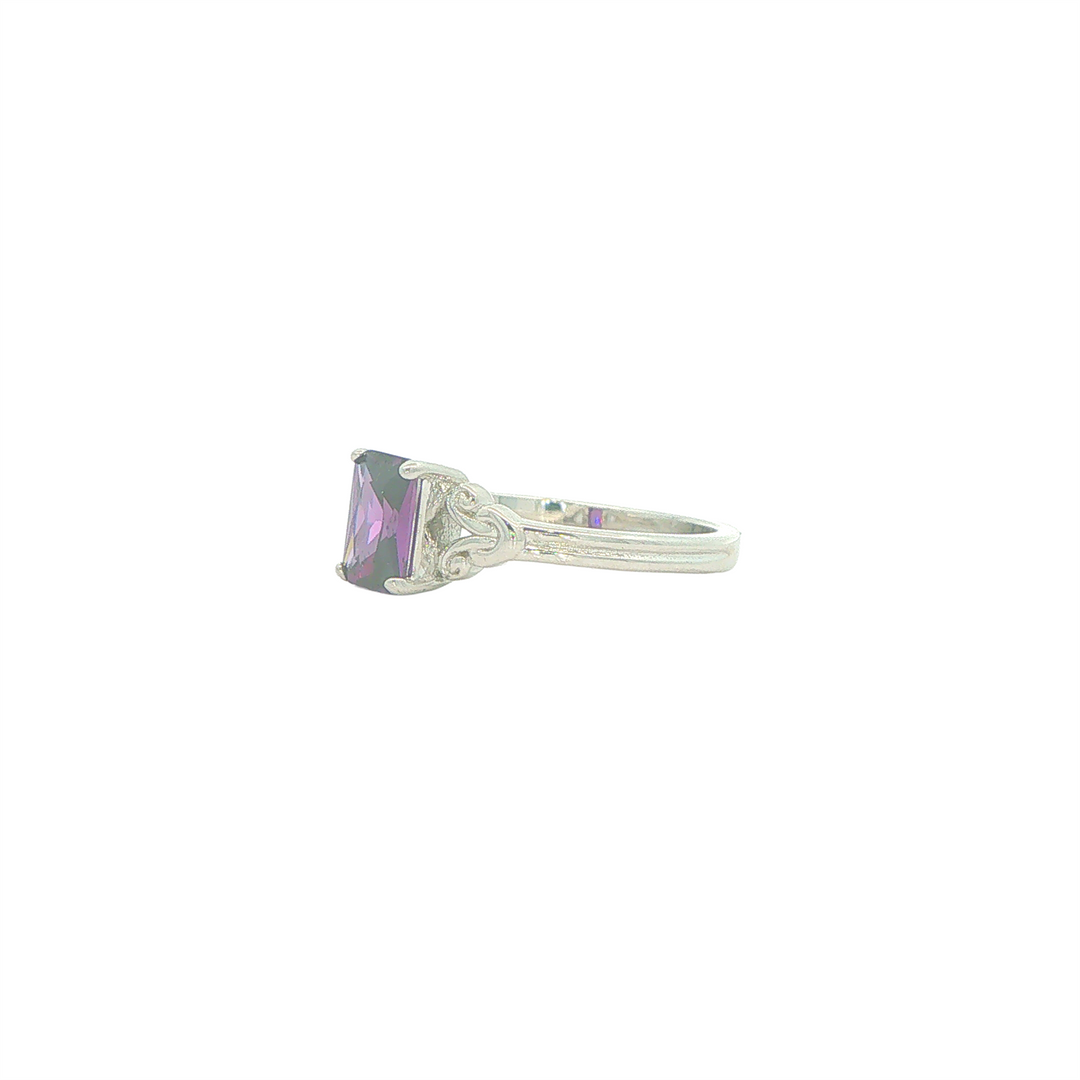 Sterling Silver February Birthstone Ring