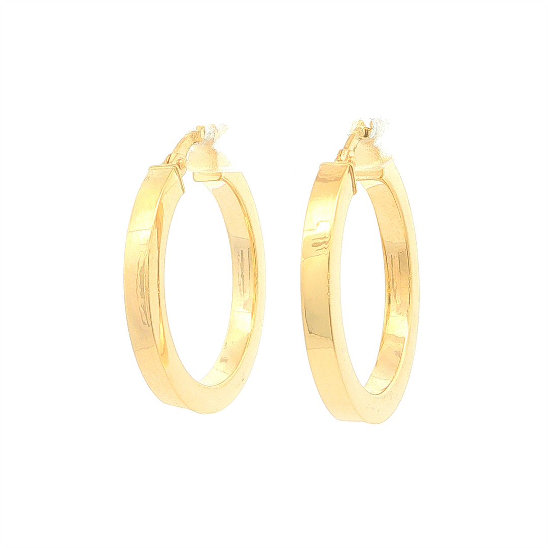 10KT Yellow Gold Hoop Earrings