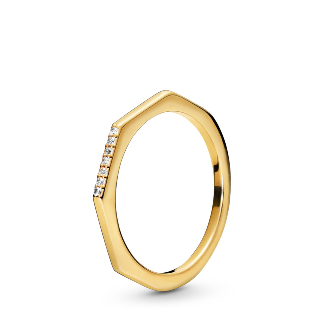 Pandora Shine ring with clear CZ
