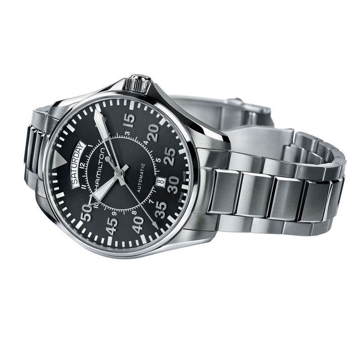 HAMILTON Khaki Aviation Pilot Day date Auto 42mm