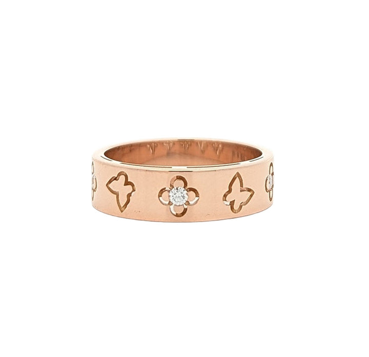 18KT Rose Gold Diamond Estate Ring