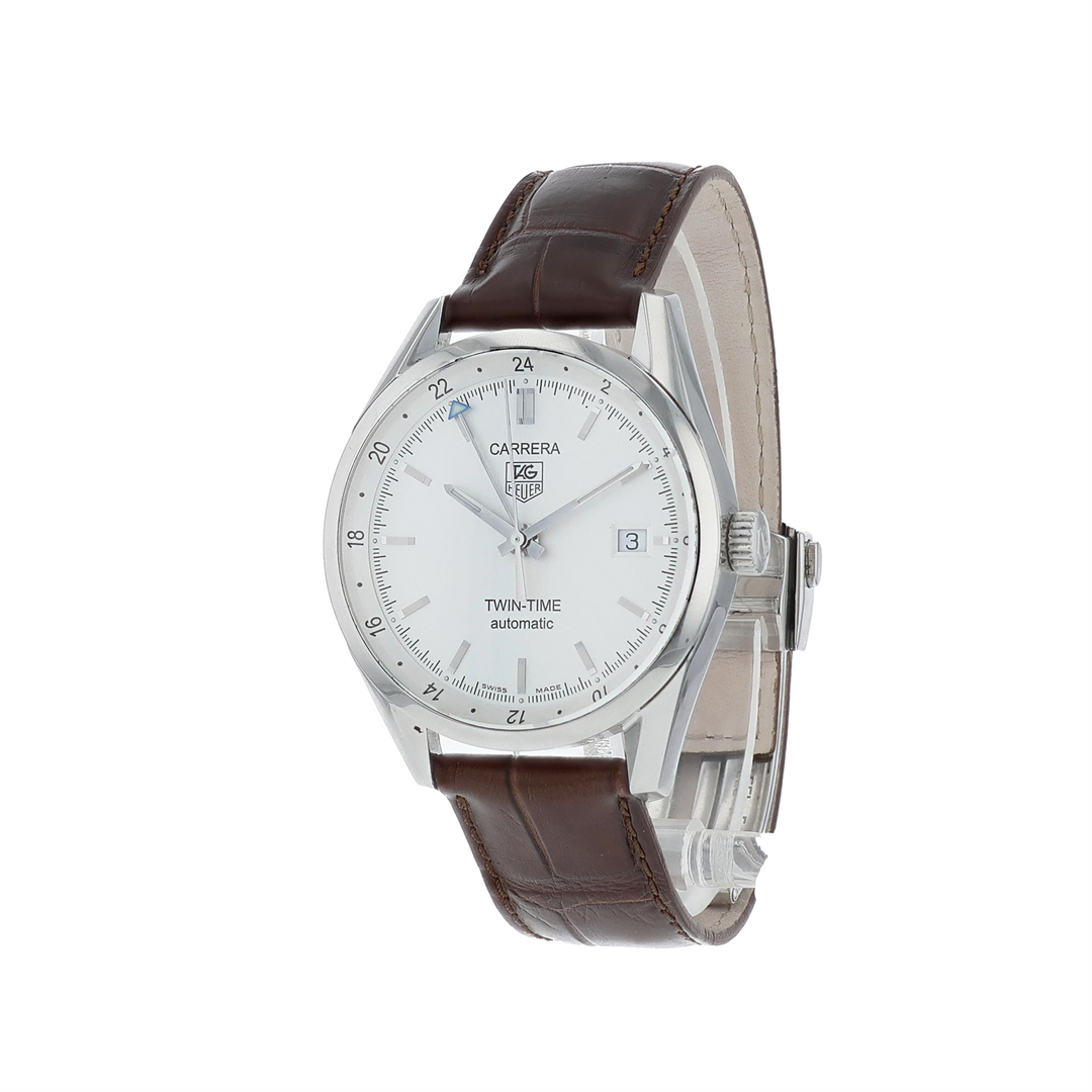 Tag Heuer Carrera Twin-Time WV2116 39mm Circa 2012