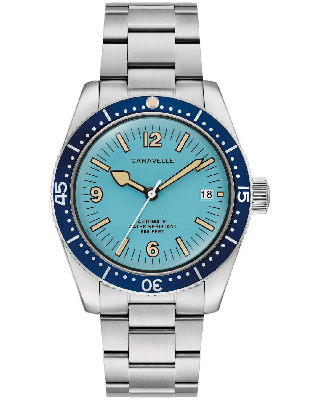 CARAVELLE Vintage Sea Hunter 39mm