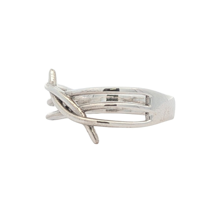 Sterling Silver Intertwined Ring