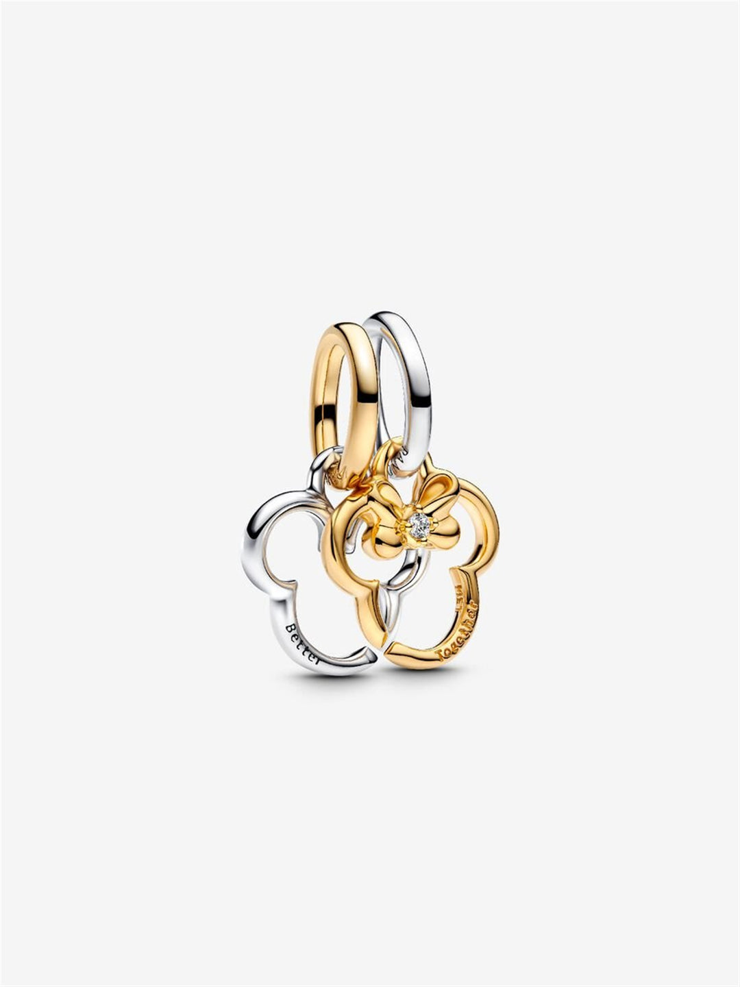 Disney Mickey Mouse & Minnie Mouse Splittable Dangle Charm